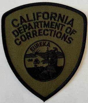 CALIFORNIA DEPARTMENT OF CORRECTIONS - CDC - Men’s Shoulder Patch - Subdued.